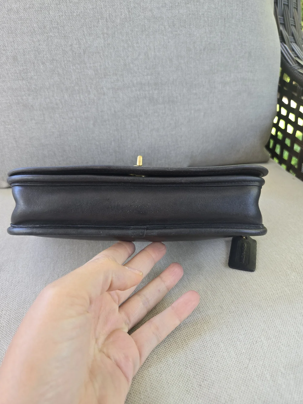 Vintage Coach Penny Pocket Purse 9755 Navy - Picture 3 of 11